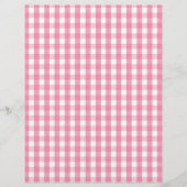 Pink Gingham Check Pattern (Front)