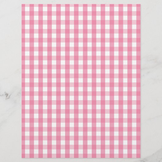 Pink Gingham Check Pattern (Front)