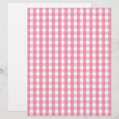 Pink Gingham Check Pattern (Front/Back)