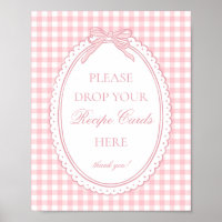 Pink Gingham Coquette Bow Share a Recipe