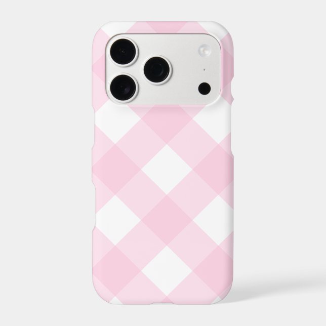 Pink gingham cute Case-Mate iPhone case (Back)
