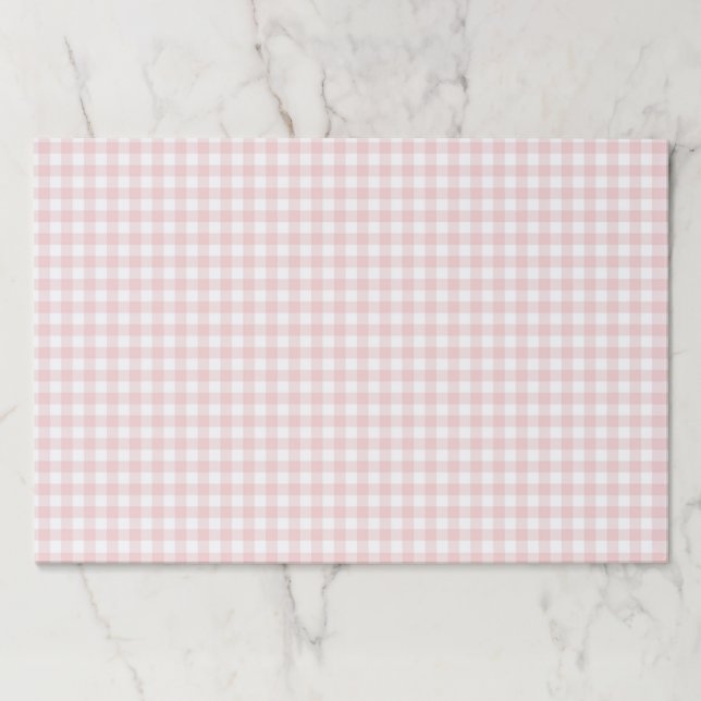Pink Gingham Holy Cow Birthday Paper Pad (Front)