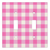 Pink Gingham Plaid Cottagecore