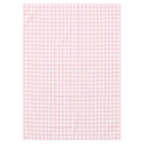 Pink Gingham Tablecloth