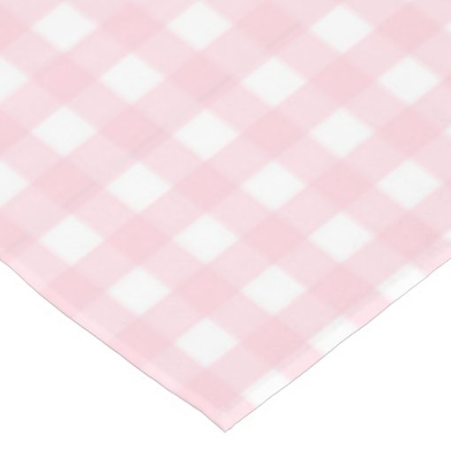 Pink Gingham Tablecloth Zazzle