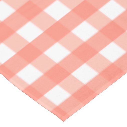 Pink Gingham Tablecloth Zazzle