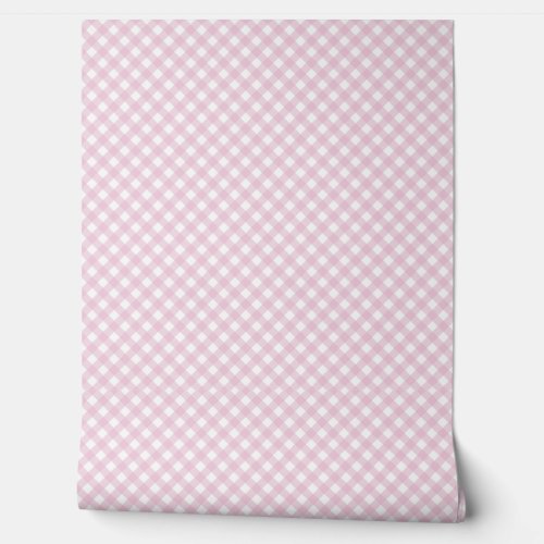 Pink Gingham Wall Pattern Wallpaper Pink Gingham Wall Pattern Wallpaper