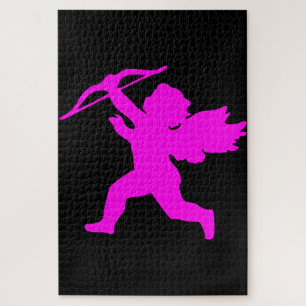 Pink Girl Angel Jigsaw Puzzle
