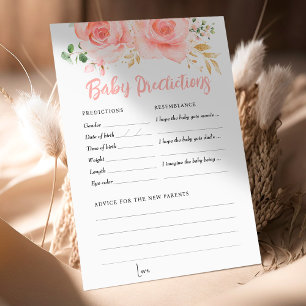 Pink Girl Baby Shower Game Predictions and Advice