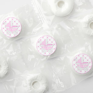 Pink Girl Baby Shower Party Favors