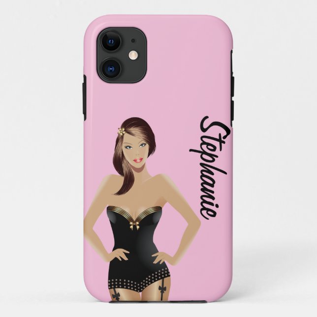 Pink Girl Mate ID™ iPhone 5 Case (Back)