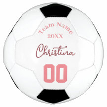 Pink Girl Name Number Team Year