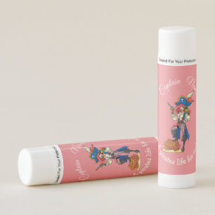 Pink Girl Pirate Lip Balm