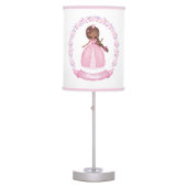 Pink Girl Princess Table Lamp (Front)