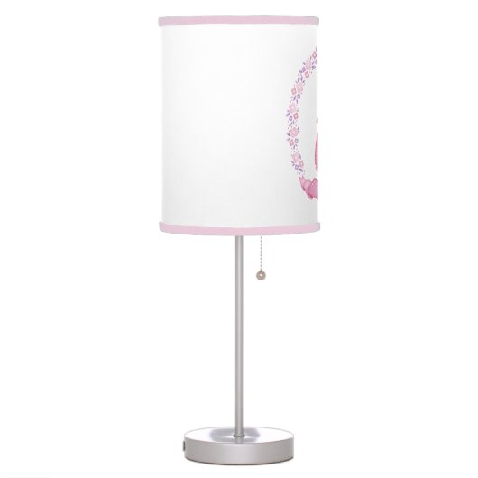 Pink Girl Princess Table Lamp (Left)