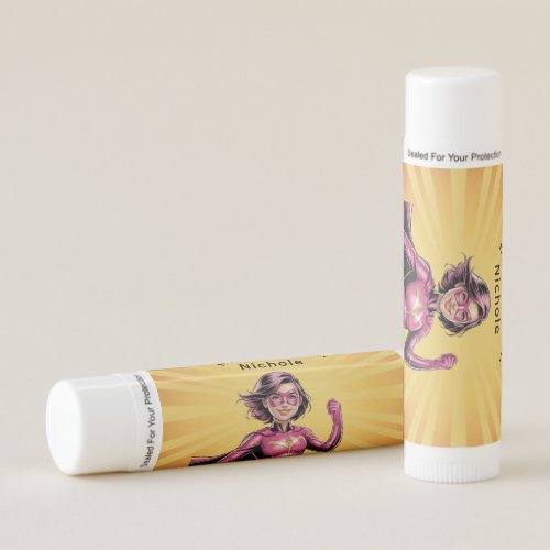 Pink Girl Superhero Birthday Party Favor