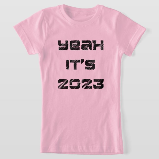Pink girls 2023 t-shirt  (Laydown)