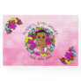 Pink Girl's Baby Shower Ethnic Baby Floral Guest Book