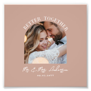 Pink girly arch photo wedding gift home decor