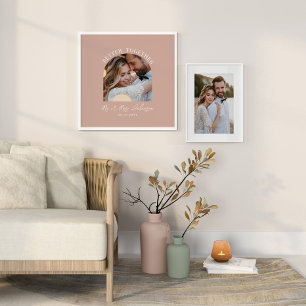 Pink girly arch photo wedding gift home decor