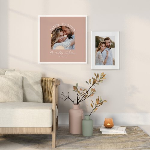 Pink girly arch photo wedding gift home decor