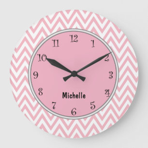 Pink Girly Clocks