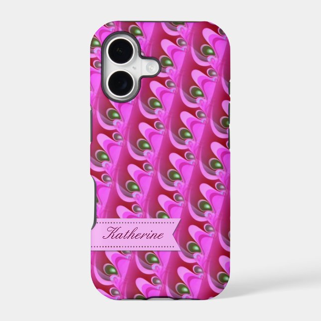 Pink Girly Dreams Pattern Iphone Case (Back)