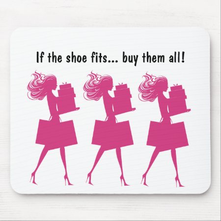 Pink Girly Funny Mousepads