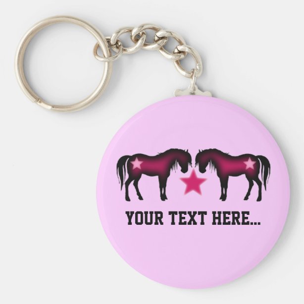 Horse Keychains No Minimum Quantity Zazzle