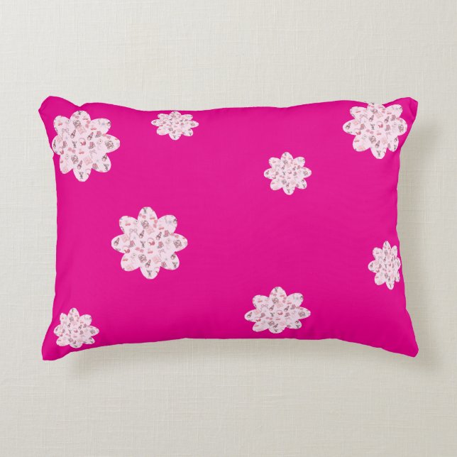 Pink girly pillow (Front)