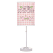 Pink Girly Princess Custom Table Lamp (Front)