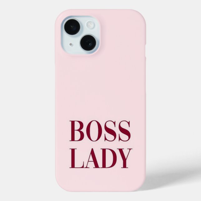 pink girly simple modern Case-Mate iPhone case (Back)