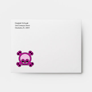 Pink Girly Skull A2 Envelope