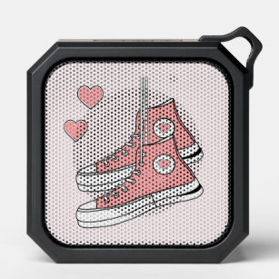 Pink Girly Sneakers Bluetooth Speaker
