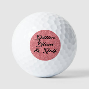 Pink Girly Womans Golf Balls