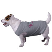 Pink Gives Wet Kisses Dog t-shirts (Side)
