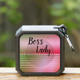 Pink Glam Boss Lady Keychain Bluetooth Speaker