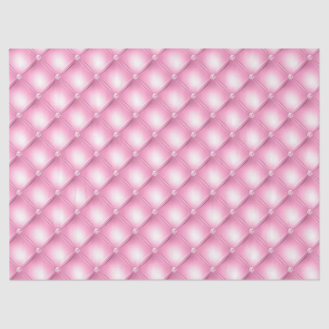 Pink Glam Honeycomb Series Design #12 Tissue Paper (Front)