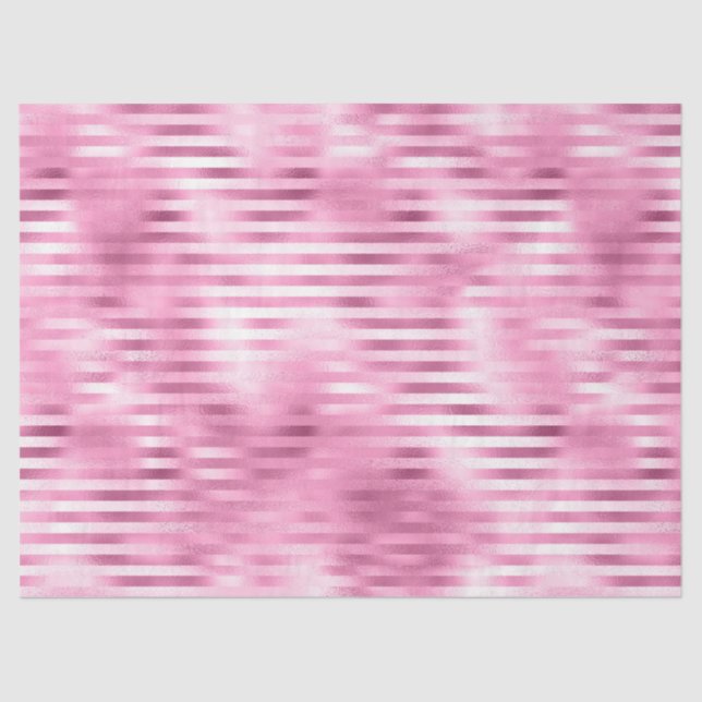 Pink Glam Honeycomb Series Design #14 Tissue Paper (Front)
