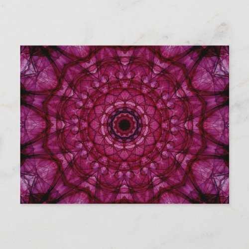 Pink glass ceiling postcard