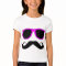 Pink Glasses Mustache Retro