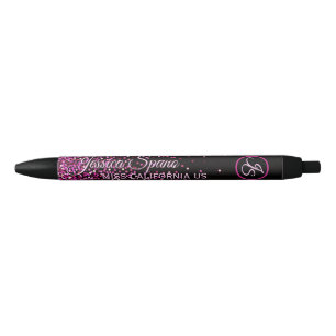 Pink Glimmer Cascade Custom Autograph Pen