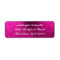 Pink Glitter Address Labels