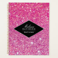 Pink Glitter and Glamour Appointment Book 