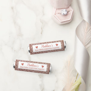 Pink Glitter Bachelorette Party Favors Candy