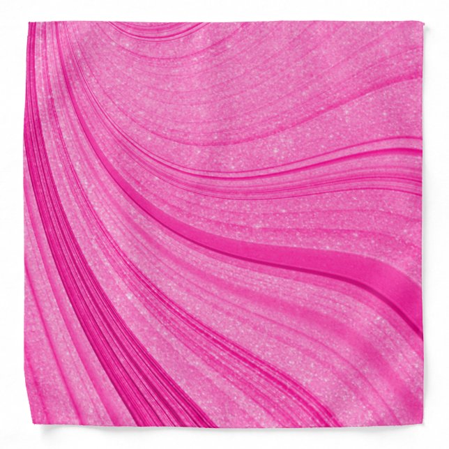 Pink Glitter Bandana (Front)