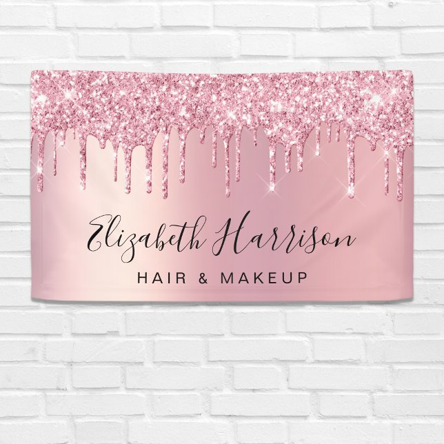 Pink Glitter Beauty Salon Banner (Creator Uploaded)