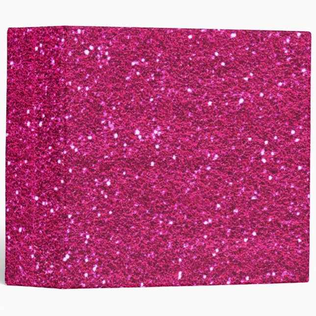 Pink Glitter Binder (Front/Spine)