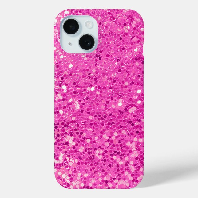 Pink Glitter Bling Case-Mate iPhone Case (Back)