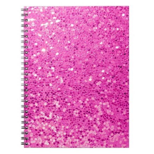 Pink Glitter Bling Notebook